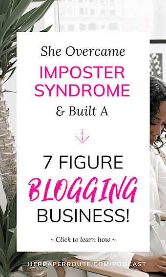 beat imposter syndrome 7 figure blogger herpaperroute podcast ash ambirge middle finger project