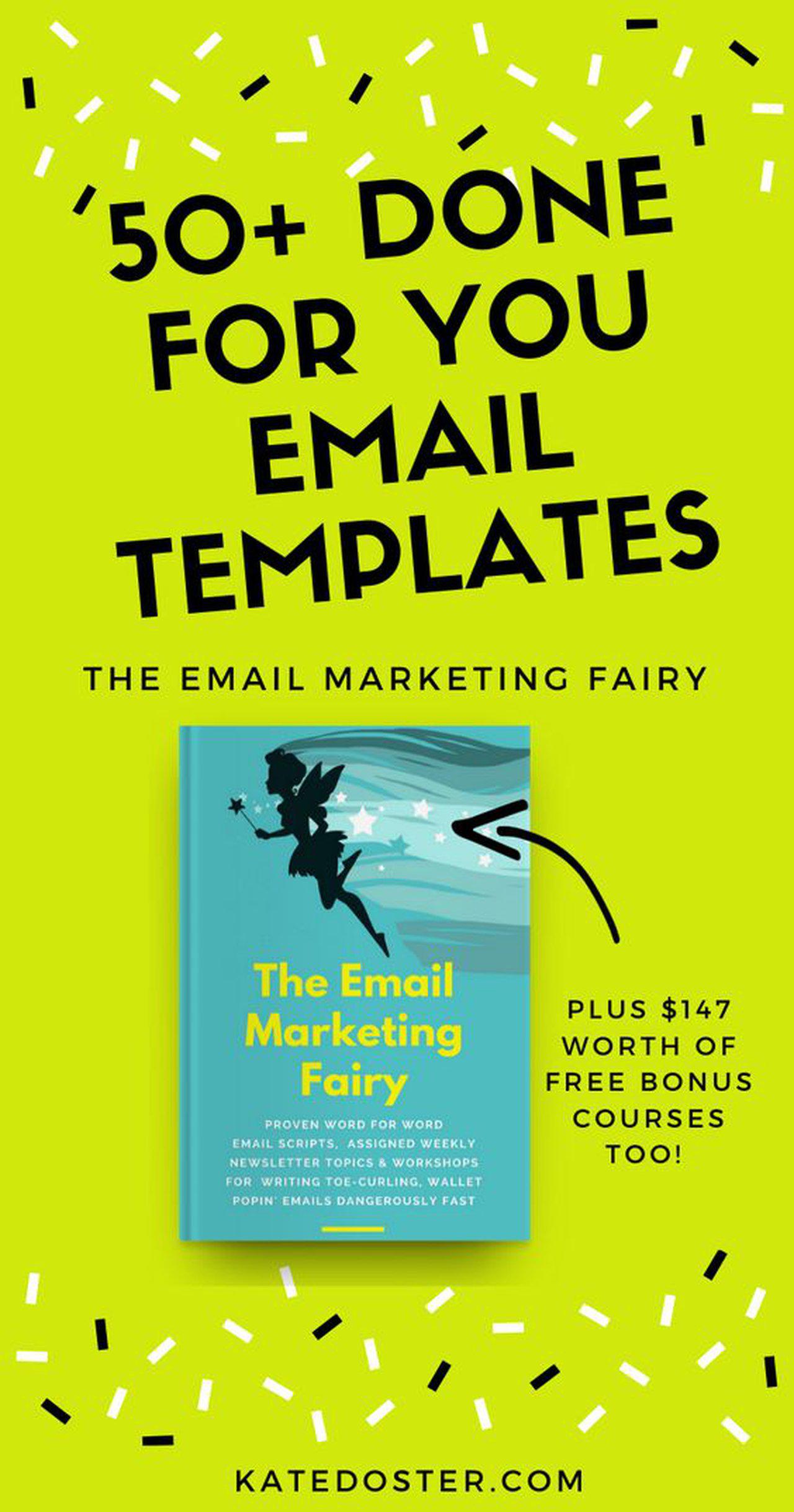 email marketing fairy templates