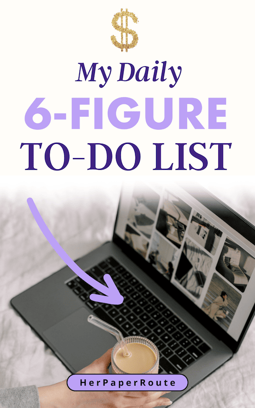 Step by step How to create a 6-figure to-do list