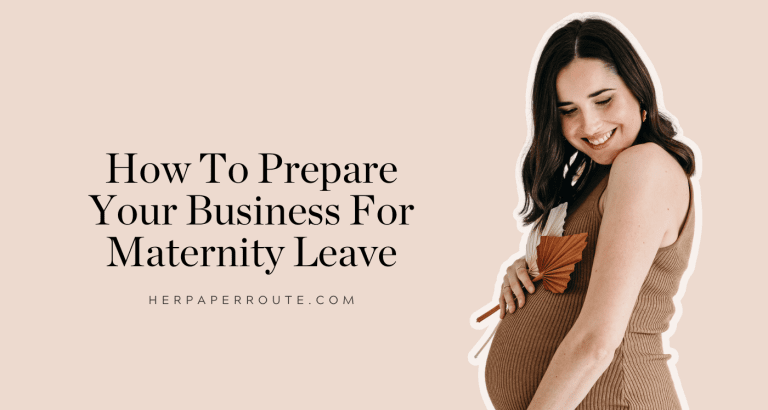How To Prepare Your Business For Maternity Leave