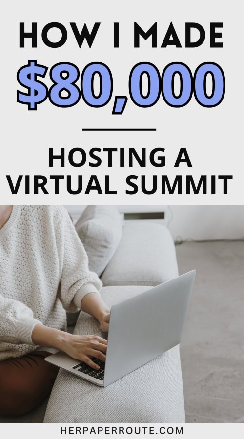 online business owner figuring out how to host a profitable virtual summit