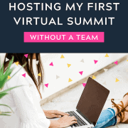 how to host a profitable summit woman using laptop