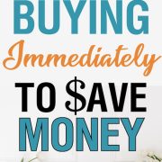 10 Things to stop buying now to save money