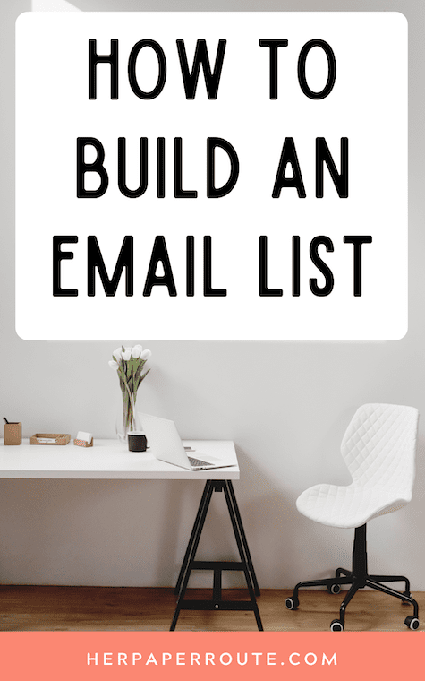 How To Build An Email Lis