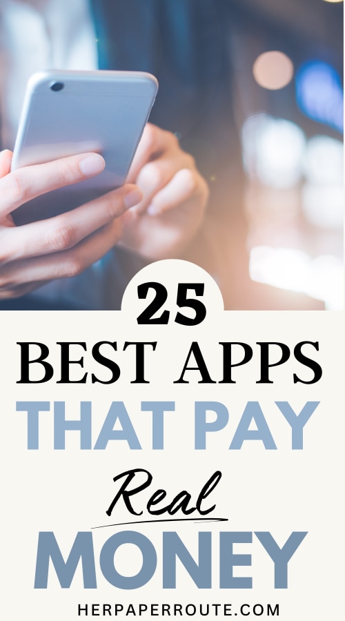 woman using cell phone and finding the best apps that pay real money