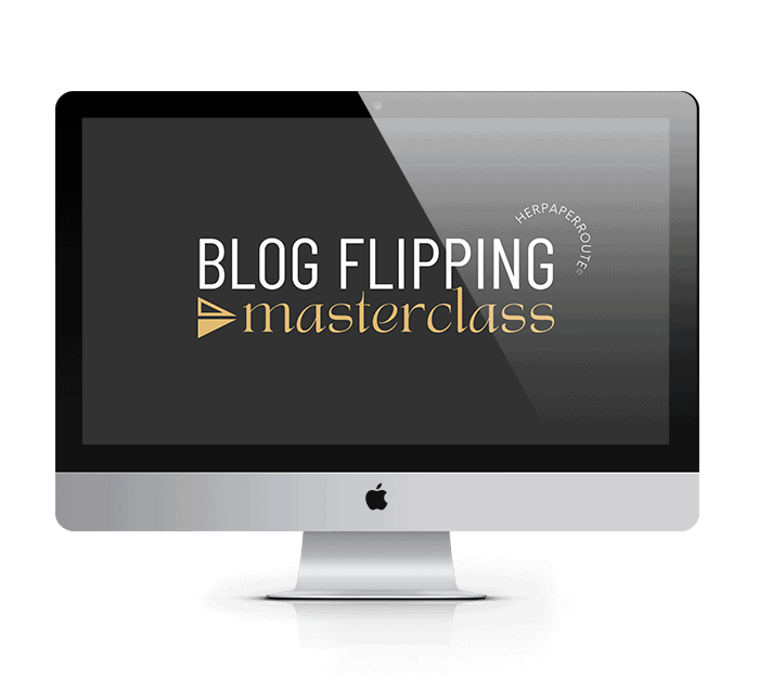 the blog flipping course masteclass chelsea clarke herpaperroute TC black friday deals for bloggers