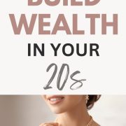 young woman with luxurious necklace showing how to build wealth in your 20s