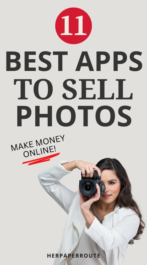 female photographer thinking about the best apps to sell photos online