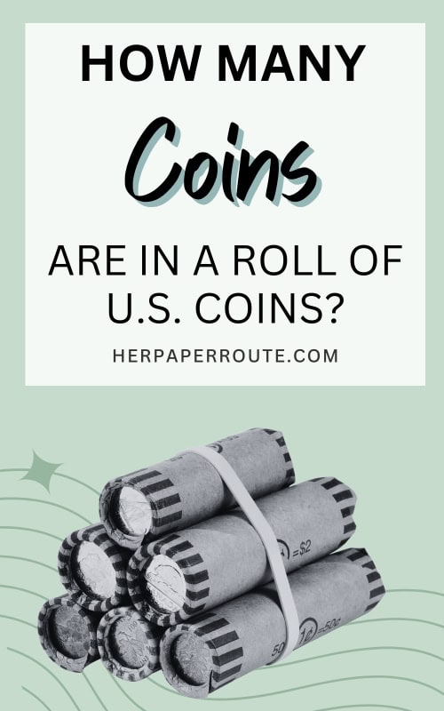 roll of quarters showing how many coins are in rolls of us coins