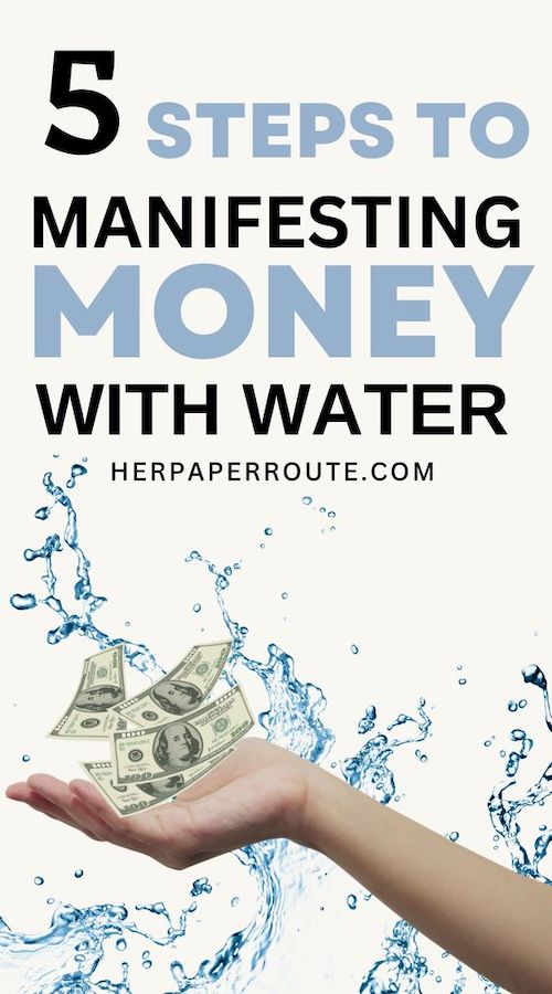 Easiest Ways: How to Manifest Money With Water in 5 Steps