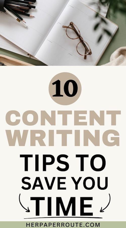 10 Content Writing Tips to Help You Save Time
