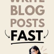 How to Speed Up Your Blog Post Writing and Produce More Articles