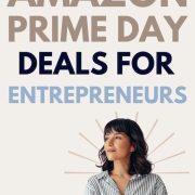 Woman happy that We Found The Best Amazon Prime Day Deals For Entrepreneurs