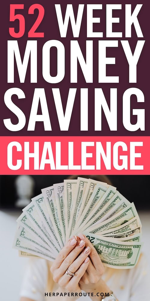 52 Week Money Challenge [With Printable] 1