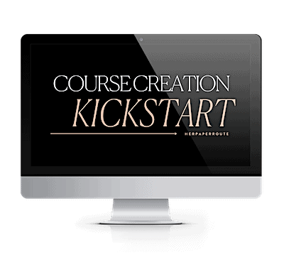 HerPaperRoute Courses And Programs 24 course creation kickstart training