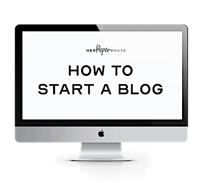 how to start a blog free course