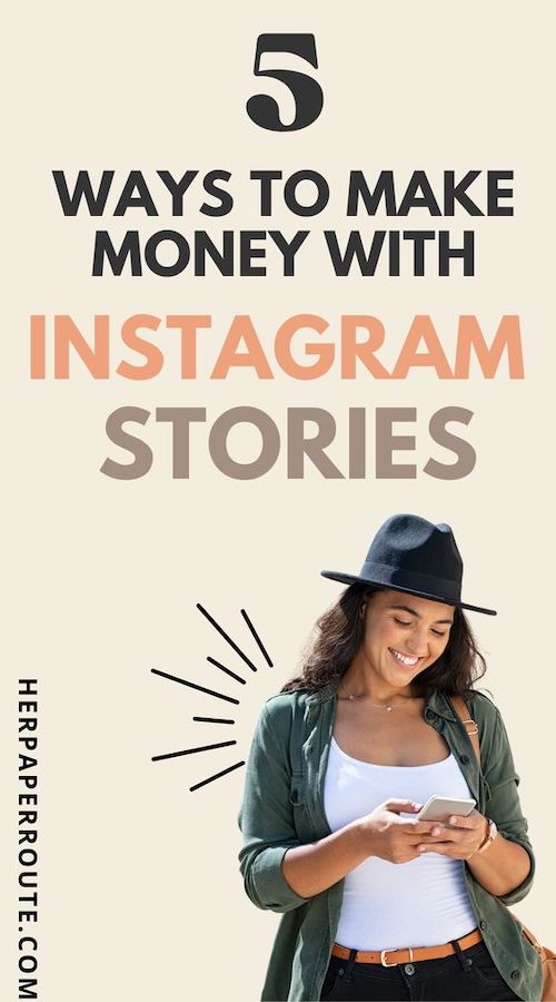 image of woman looking at phone happy know that she knows How to Make Money With Instagram Stories: 5 Techniques
