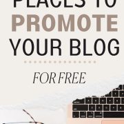 5 Places to Promote Your Blog for Free