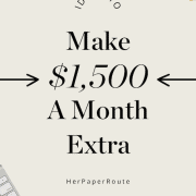 Clever ideas to make $1500 extra a month