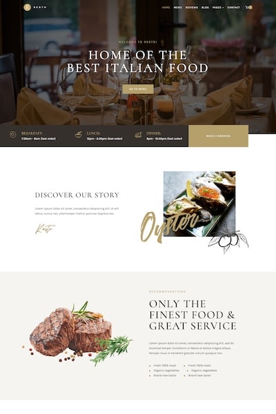 kadence-resto-theme-food-blogger-theme