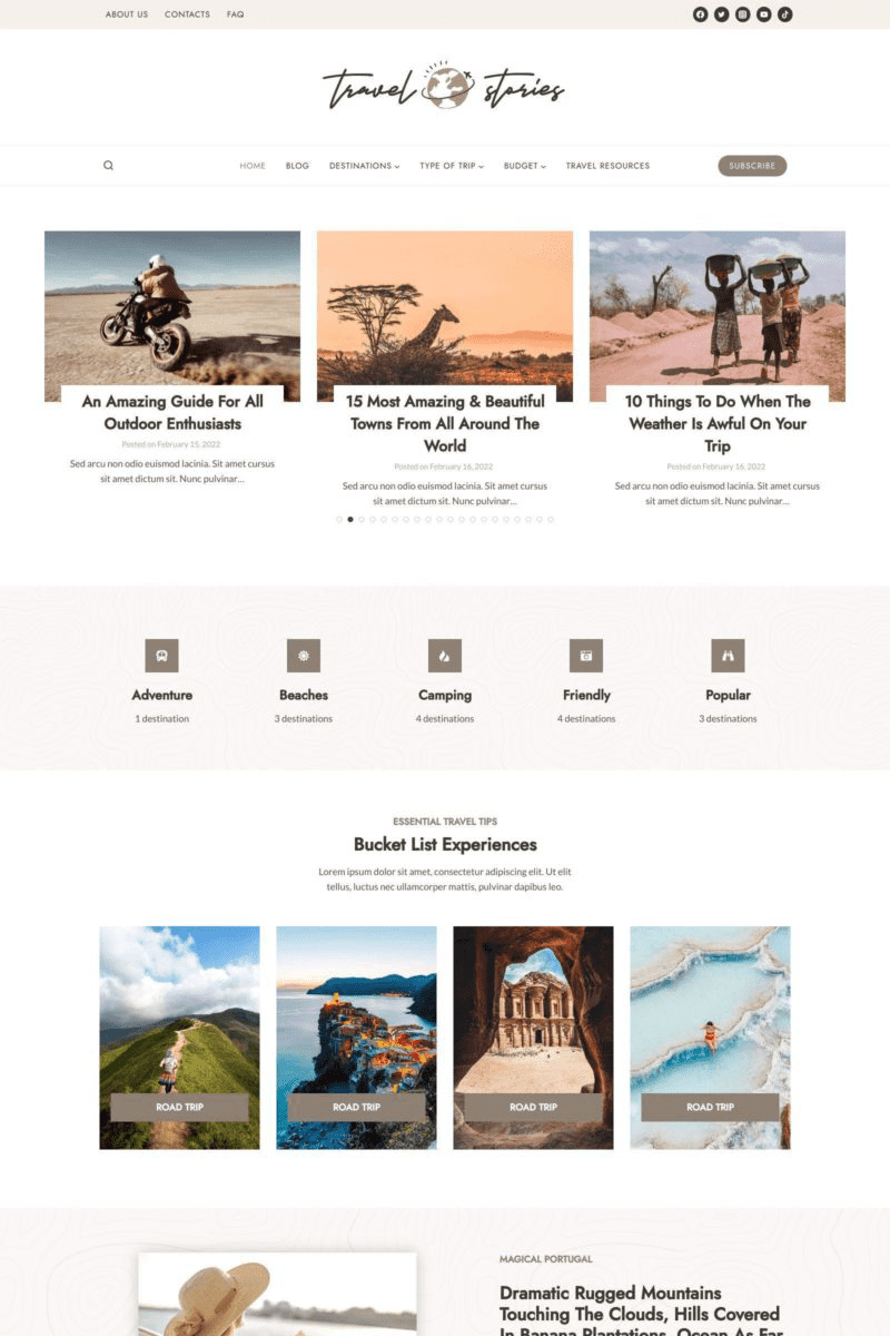 stylish 
kadence-travel-theme-travel-bloggers-best feminine wordpress themes 