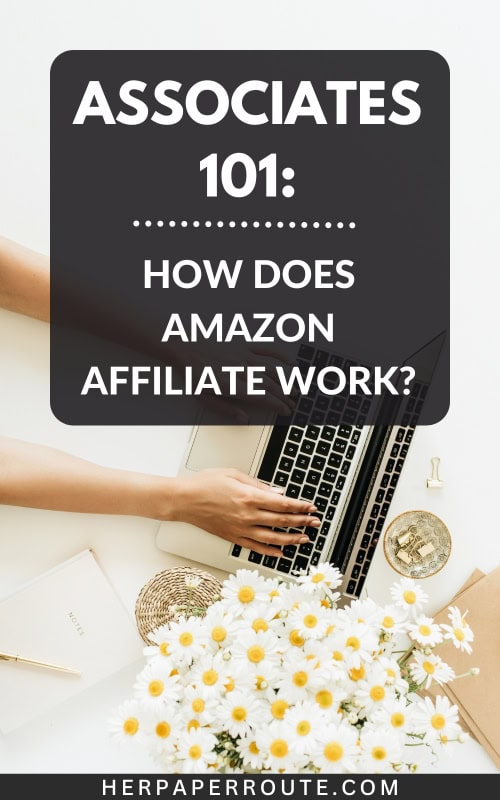 business owner joining the Amazon affiliate program on her laptop