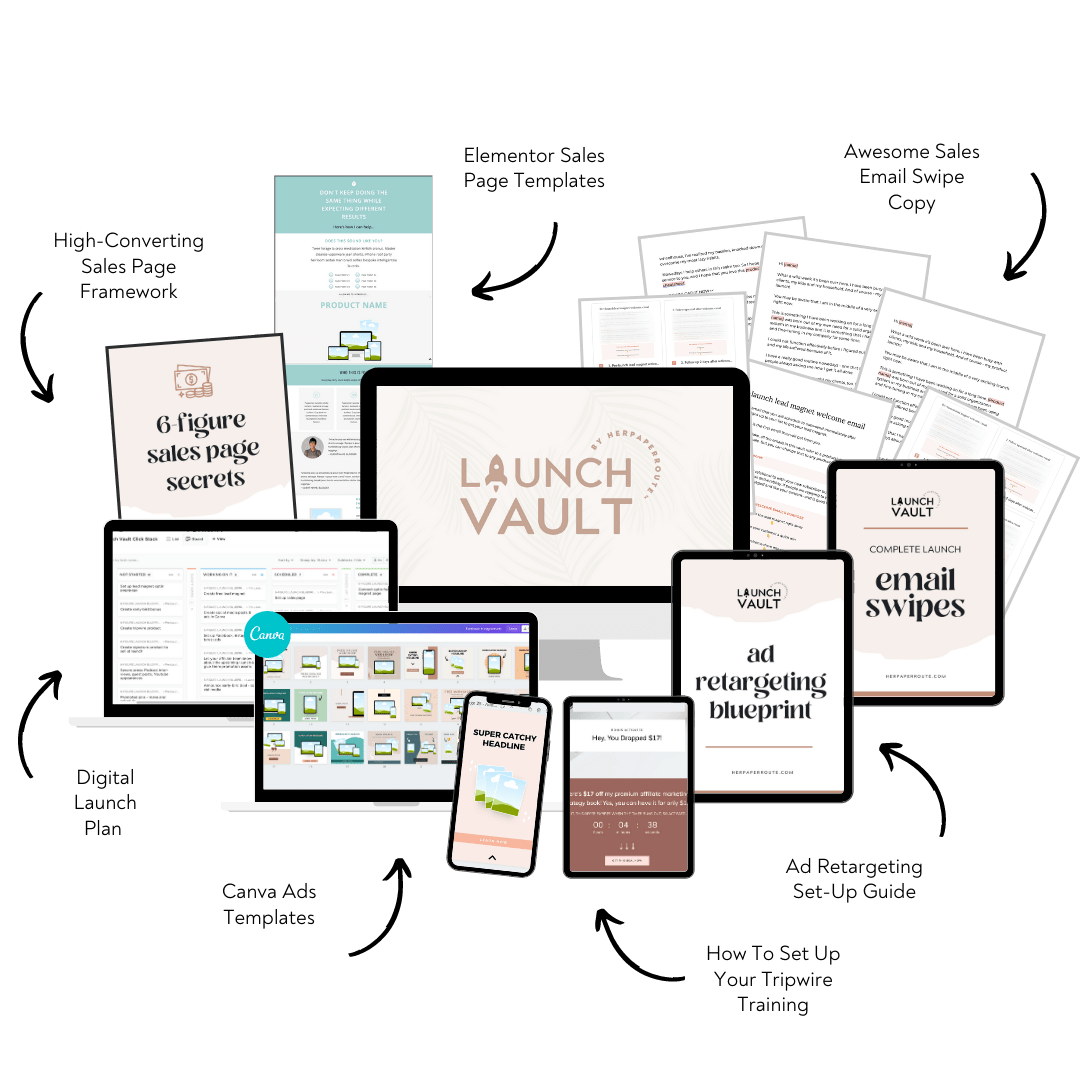 launch-vault-everything you need to launch ands sell digital products