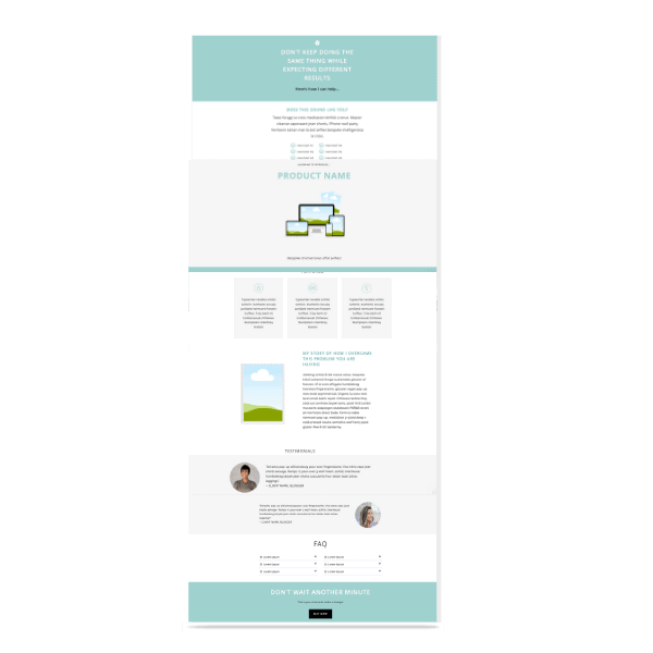 sales-page-template