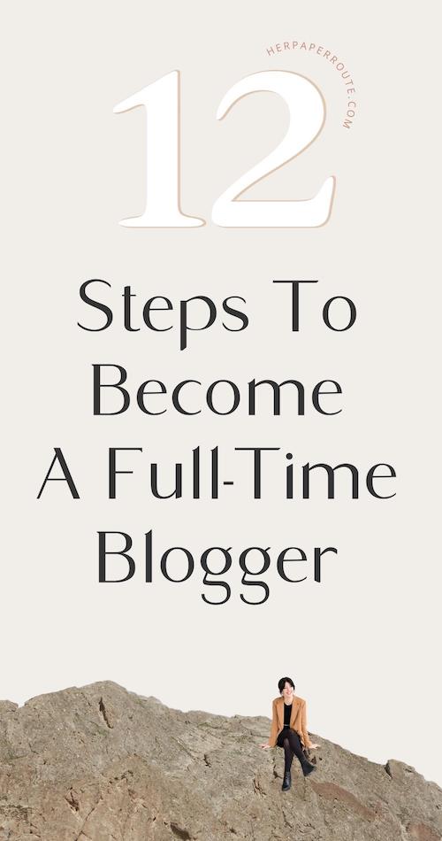 How to become a full-time blogger in a world of social media influencers