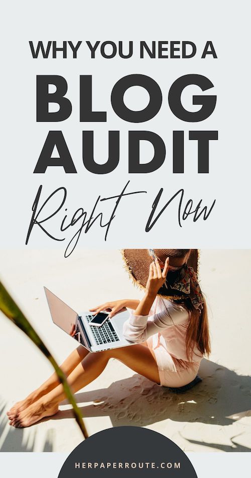 The Best Blog Audit  find out whats wrong with your website and how to fix it
