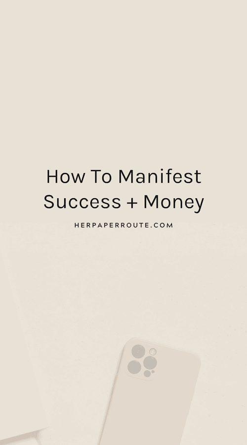 Tips for How to manifest success and money
