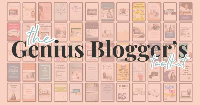 genius bloggers toolkit revealed all products in bundle