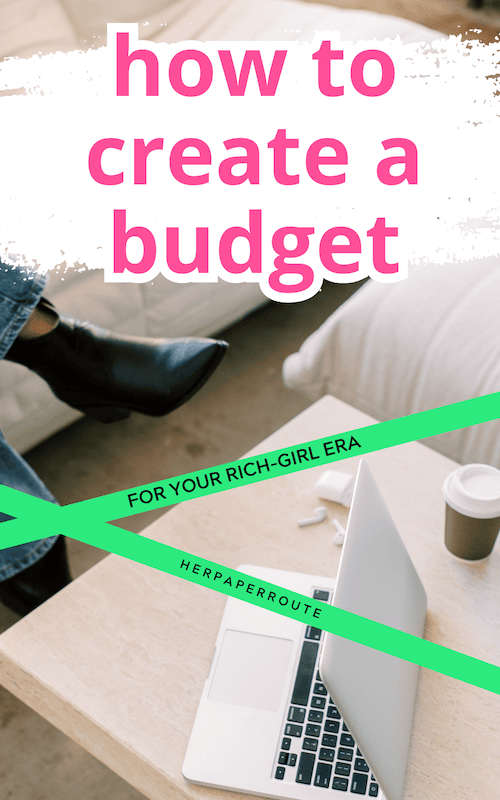 How To Create A Budget step by step