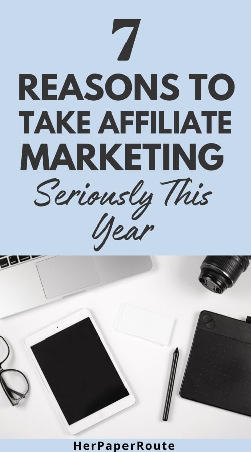 laptop, tablet and camera showing examples of how to take affiliate marketing seriously