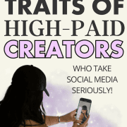 Influencer shooting a video, possessing the 5 Traits Of High-Paid Content Creators Who Always Get Deals