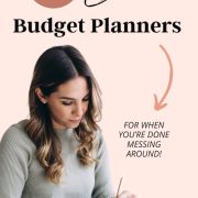 Woman reviewing The Best Budget Planner Books and Organizers To Keep Track Of Your Money