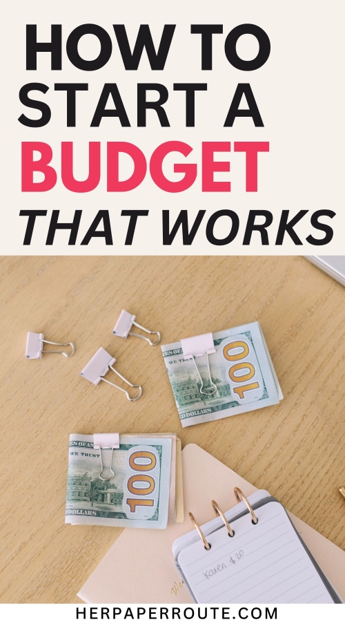 money clipped together showing examples of effective budgeting tips for beginners