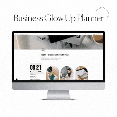 profit and business planner by HerPaperRoute