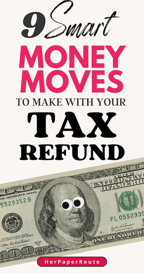 googly eyes on a 100 dollar bill, and other things you can do with your tax refund - Smart Money Moves To Make With Your Tax Refund This Year