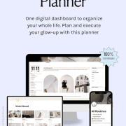 Discover the life glow up planner the Ultimate Life Vision Board Kit