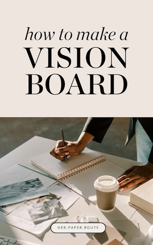 Showing my Unusual and Easy Vision Board That Came True