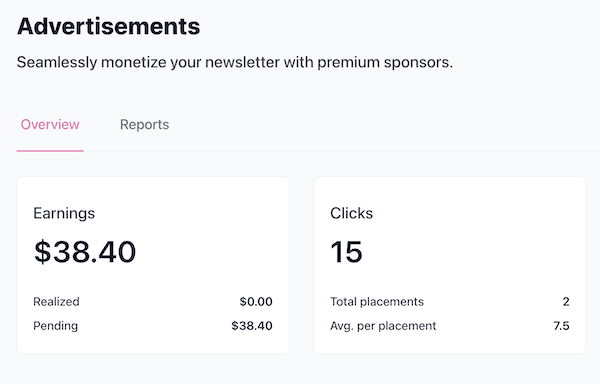 showing real life example of how much ive earned from beehiiv ads how to monetize a newsletter.png