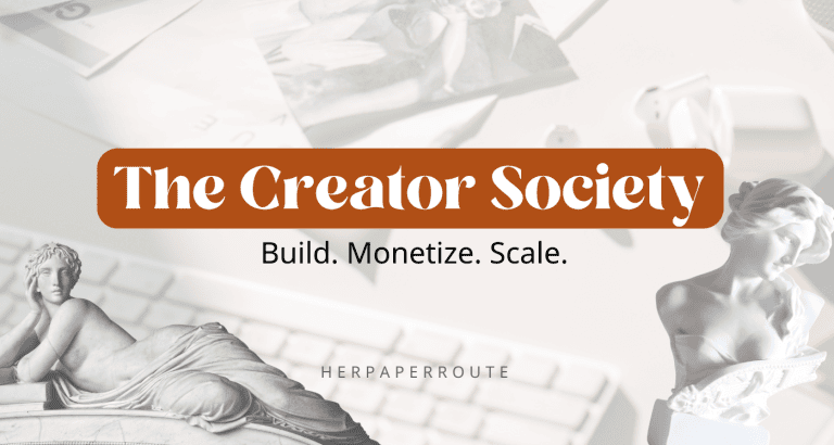 the creator society build monetize scale a space for creative entrepreneurs