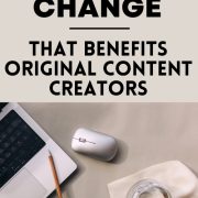 laptop and mouse showing how instagram makes algorithm change to benefit original content creators