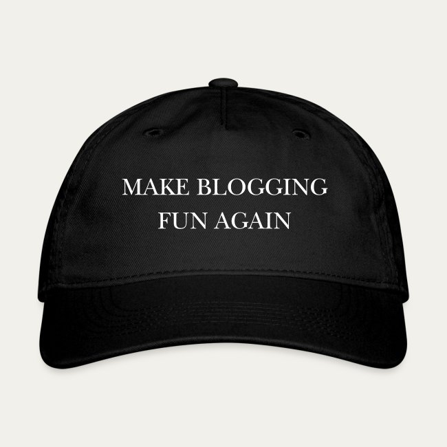 make blogging fun again hat official HerPaperRoute merch
