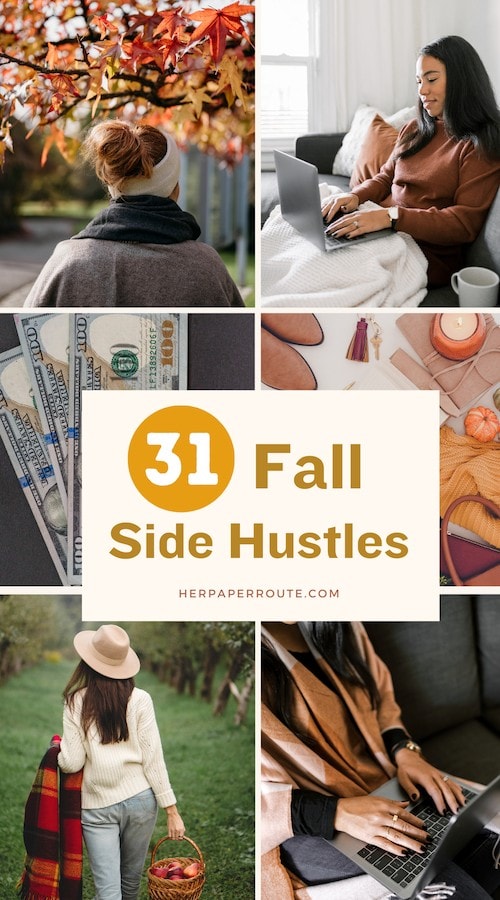 Big list of Fall Side Hustles To Make Extra Money