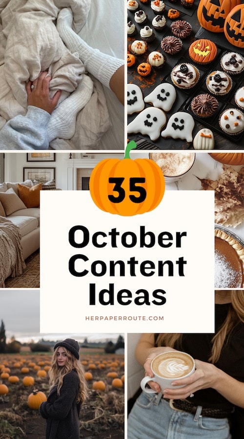 35 Epic October Content Ideas for Bloggers and Business Owners