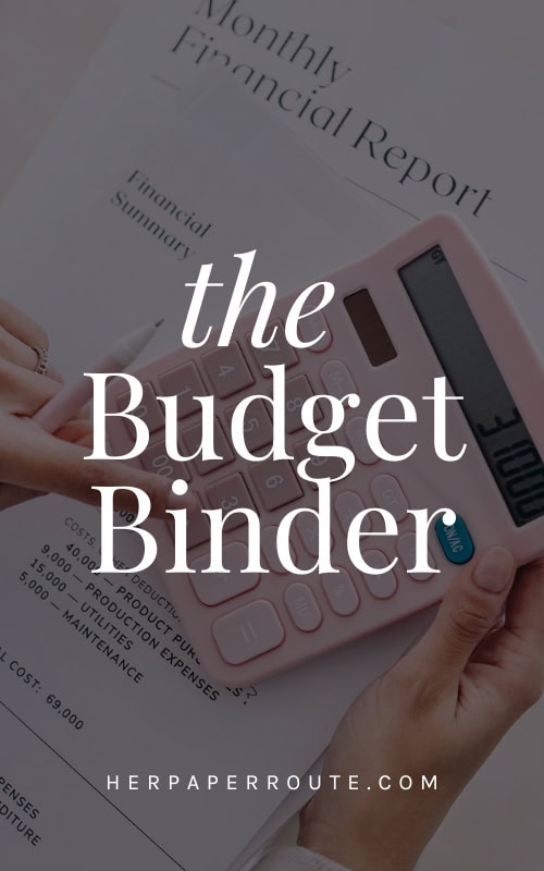 The Budget Binder_Money Tamer_HerPaperRoute