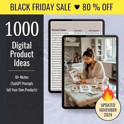 1000 digital product ideas_bfcm