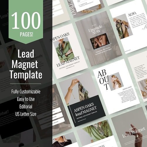 lead magnet template for coaches and business owners